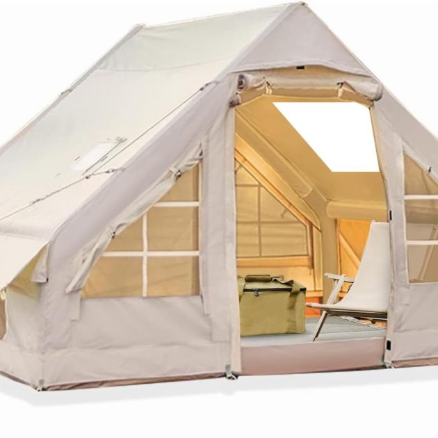 Inflatable Tent with Hand Pump for 4-8