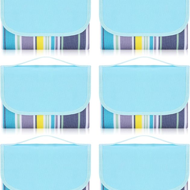 6-Pack Outdoor Foldable Waterproof Picnic Blankets