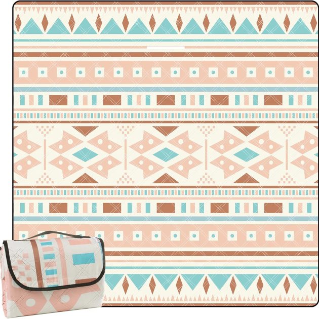 Extra Large 79x79 Waterproof Picnic Blanket