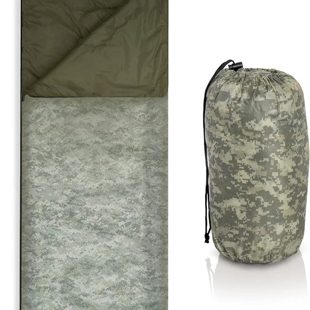 Compact Olive Drab Sleeping Bag 28x73