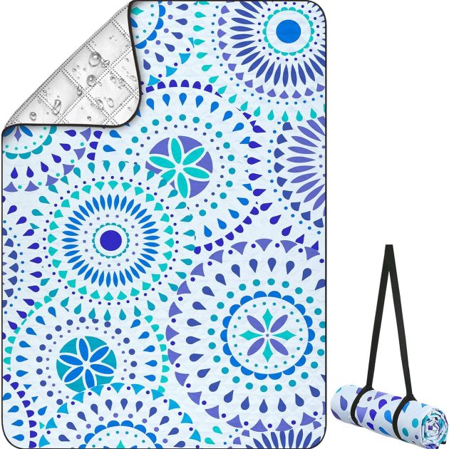 78x59 Outdoor Waterproof Sandproof Picnic Blanket