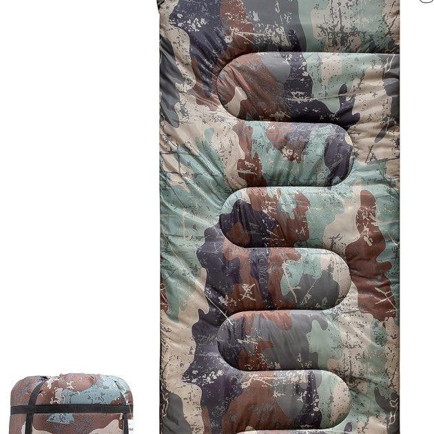 5°F Camouflage Cold Weather Sleeping Bag